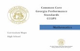 Curriculum Maps High School - Georgia Standards · PDF fileGeorgia Department of Education Georgia Department of Education Dr. John D. Barge, State School Superintendent December 2,