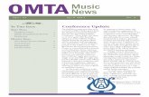 OMTA Music News -   · PDF fileOpus 67 April 2013 No. 8 In response to those issues, this ... (Hwy.43) – 10 miles south of ... OMTA Music News