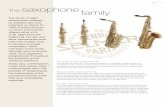 The saxophone family - Parsons · PDF fileToday jazz, contemporary music and various other musical styles are in the process of reclaiming all the instruments of the saxophone family