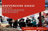 ENVISION 2020 2014 PROGRESS · PDF fileENVISION 2020 2014 PROGRESS REPORT. Contents envision-2020.com Health & Human Services Livability Planning Team Goals 01 02 03 Community Planning