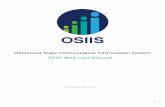 Oklahoma State Immunization Information System OSIIS … User Guide - MP... · 1 Oklahoma State Immunization Information System OSIIS Web User Manual [UPDATED July 03, 2017]
