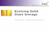 Evolving Solid State Storage - Storage Networking Industry · PDF fileflash cache. SSD array + server. flash cache. Baseline + array. flash cache. Baseline + array and. server flash