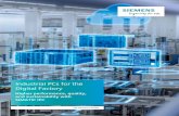 Industrial PCs for the Digital Factory - Siemens · PDF fileIndustrial PCs for the Digital Factory ... and availability of industrial PCs. This is a trend that will ... Experience