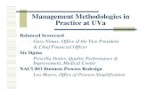 Management Methodologies inManagement Methodologies in Practice … Methodologies.pdf · Management Methodologies inManagement Methodologies in Practice at UVa Balanced Scorecard