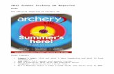 2017 Summer Archery UK Magazinearcherygb.org/.../uploads/2017/06/2017-Summer-Archer…  · Web view2017 Summer Archery UK Magazine. ... up in historical costumes and getting the