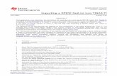 Importing a SPICE NetList into TINA9-TI · PDF fileApplication Report SLVA527– June 2012 Importing a SPICE NetList into TINA9-TI John Miller