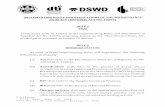 IMPLEMENTING RULES AND REGULATIONS OF THE · PDF fileIMPLEMENTING RULES AND REGULATIONS OF THE MICROFINANCE ... DSWD shall refer to the Department of Social Welfare and ... Code, as