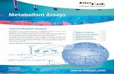 Metabolism Assays - BioCat GmbH · PDF filestraightforward cell metabolism assays is offered, ... Leptin, resistin, PYY, ... and diffuse glomerulosclerosis due to longstanding diabetes
