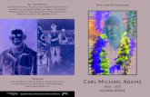 Carl Michael Adams -  · PDF fileor pay tribute to Carl, please do so in the online tribute ... Mark Adams Neil Collins Murray Acklin ... And forgive us our trespasses,