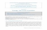 Energy: The Great Transition - Tufts · PDF filerenewable energy sources. ... Chapter 11: Energy: The Great Transition 3 Energy prices also generally fail to reflect the costs of negative