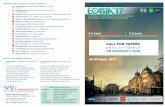 CALL FOR PAPERS - ECASIA · PDF fileCALL FOR PAPERS UNTIL 31ST MARCH SPONSORS ... Yannick Guari, CNRS, Montpellier Gweltaz Hirel, SFV, Paris Vincent Maurice, CNRS/Chimie Paristech,