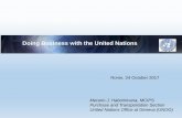 Doing Business with the United Nations - Esterieventisistemapaese.esteri.it/Eventi/9/pdf/UNOG_GINEVRA.pdf · Doing Business with the United Nations Rome, 24 October 2017 Merano J.