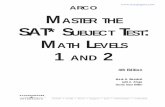 master the sat* subject test: math levels 1 and 2 - Max Papersmaxpapers.com/.../Master-the-SAT-Subject-Test-Math... · ARCO Master the SAT Subject Test: Math Levels 1 and 2 is designed