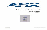 Instruction Manual - Novara Keypads with Ethernet · PDF fileTable of Contents Instruction Manual - Novara Ethernet Keypads i Table of Contents Novara Ethernet Keypads