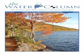 the Water C lumn - Maine Volunteer Lake Monitoring · PDF filethe Water C lumn. The Newsletter of ... Holly Ewing, PhD Ken Wagner, PhD C . Barre Hellquist, PhD Pixie Williams, MS ...
