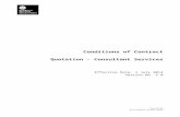 Quotation - Consultant Services - V 5.0 (1 July 2014) Web viewQuotation – Consultant Services Version 5.0 ... if sent by electronic transmission, ... not direct or allow a person