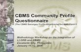 Barangay Profile Questionnaire - PEP- · PDF fileMethodology Workshop on the Integration of LLGRB and CBMS Escalante City, Philippines January 11-12, 2006 CBMS Community Profile Questionnaire