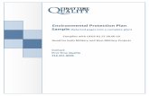 Environmental Protection Plan · PDF fileEnvironmental Protection Plan Sample (Selected pages (not a complete plan) Complies with UFGS-01 57 20.00 10 . Good for both Military and Non-Military