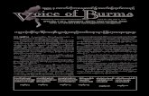 Voice of urma B - Online Burma · PDF filePublished by Voice of Burma Information Group Issue No. 769 ... ႔ ေျပာေနပါတယ္။ အဲဒါေၾကာင့္မို႔