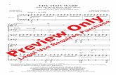 PREVIEW THE TIME WARP The Rocky Horror Picture Show · PDF file(from The Rocky Horror Picture Show) PIANO A decresc. ff 4 5 ... (35788) - includes score and set of parts for Tenor