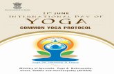 Government of India - Ayush Yoga Protocol English_0... · “Yoga is an invaluable gift of ancient Indian tradition. It embodies unity of mind and body; ... It is one of the noble