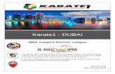 Karate1 - DUBAI - wkf.  - DUBAI WKF Karate1 Premier League. 1 Under the Patronage of H.H Sheikh Hamdan Bin Mohammed Bin Rashid Al Maktoum Crown Prince of Dubai