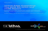 Virtual Edge Expanding: The 2016 SD-WAN and vCPE Report · PDF fileMarket Report Virtual Edge Expanding: The 2016 SD-WAN and vCPE Report Customer premises equipment (vCPE) and software-deÞned