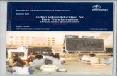 Institute of International Education Department of .../menu/standard/file... · Institute of International Education Department of Education Education for Rural Transformation (ERT)