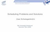 Scheduling Problems and Solutions - New York Universitycommunity.stern.nyu.edu/om/faculty/pinedo/scheduling/sched.pdf · Scheduling Problems and Solutions ... Production planning,