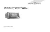 Manual de instrucciones Transmisor de flujo M300 - mt.com · PDF file10.2 «PID Display Auto-Manual» (Visualización PID automático/manual) _____51 10.3 «Tune Parameters» (ajuste