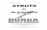 DURGASOFTWARESOLUTIONS STRUTS METERIAL · PDF fileapplication data from the presentation data ... model who is aware about all the operations that can be applied to transform ... It