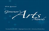 GOVERNOR’S ARTS AWARDS - Nevada Arts Council – A ...nac.nevadaculture.org/dmdocuments/GAAprogram27th.pdf · Awards.Inaugurated in 1979 as the Decade Awards,the Governor's Arts