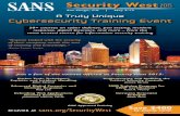 Security West SANS SECURITY WEST 2015 · PDF file1 All SANS attendees receive complimentary high-speed Internet when booking in the SANS block. ... SEC504 Hacker Tools, Techniques,