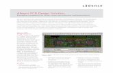 Allegro PCB Design Solution - Cadence Design Systems · PDF filethat act as electronic blueprints of an ... a powerful and flexible set of place- ... Allegro PCB Design Solution