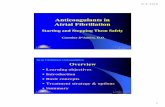 Anticoagulants in Atrial Fibrillation - LECOM Education · PDF file3/2/2016 1 Anticoagulants in Atrial Fibrillation Starting and Stopping Them Safely Carmine D’Amico, D.O. Atrial
