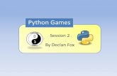 Python - CoderDojo Athenry · PDF fileAs we will be moving on to graphical games we will need to install both Python and Pygame* * If you have Python 3.x.x and Pygame installed you