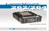 Page 2 · 262/264 Contents - Arroyo · PDF filePage 2 · 262/264 LaserMount User’s Manual ... The standard version of the 264 LaserMount is equipped with a 10kΩ negative temperature
