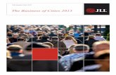 The Business of Cities 2015 - JLL - Investment · PDF fileJLL The Business of Cities 2015 3 ... the 4th developed by The Business of Cities, ... Media outlets often act as a co-sponsor