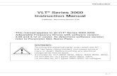 VLT Series 3000 Instruction Manual - isurplus.com.au VLT3000 User Manual.pdf · VLT® Series 3000 Instruction Manual ... 14 minutes for VLT types 3060-3250, all voltages. ... Constant