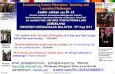 Envisioning Future Education: Teaching and Kementerian ... Point Presentation/Bicara... · PPPY1164 Fiqh Ibadat dan Munakahat 79 79 A- PPPY1194 Akhlak dan Tasawuf 70 85 75 A- PPPY1264