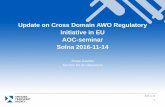 Update on Cross Domain AWO Regulatory Initiative in EU · PDF file2016-11-14 1 Update on Cross Domain AWO Regulatory Initiative in EU ... Better align initial and recurrent training