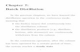 07 Batch Distillation - prodpran.che.engr.tu.ac.thprodpran.che.engr.tu.ac.th/AE335/07 Batch Distillation.pdf · Batch Distillation In the previous chapters, we have learned the distillation