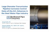 Large Diameter Transmission Pipeline Corrosion Control …ca-nv-awwa.org/canv/downloads/sessions/04/Session04_1600_Smith.pdf · NACE RP0274 2008 2008 Cement Mortar Coatings • First