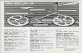ajkbikes.comajkbikes.com/downloads/biketests/1986 Redline RL-20-II.pdf · padse6 0M '1001 'xoq JO sdeu OMI Isel paqqeJ6 -dod 01 ue6aq uoa .uado xoq JO dell pa)tueÁ I Jasop 196 01
