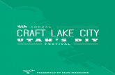 h ANNUAL CRAFT LAKE CITYcraftlakecity.com/wordpress/wp-content/uploads/2012/08/Craft-Lake... · craft lake city utah’s diy. festival. 4 t. h. annual. presented by slug magazine