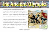The Ancient Olympics - Teaching Ideas | Free lesson ideas ... · PDF file4,924 medals will be awarded at the Rio Olympics. The Ancient Olympic games were held for over a thousand years