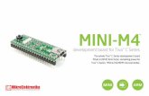MINI-M4 - download.mikroe.comdownload.mikroe.com/documents/starter-boards/mini/tiva/mini-m4... · MINI ARM The whole Tiva™ C Series development board fitted in DIP40 form factor,