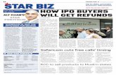 NAIROBI STAR Monday,9 June 2008 STAR BIZ - · PDF fileKCC received the halal certiﬁ cation following inspection of its milk processing procedures to ensure that they conformed to