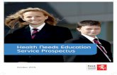 Health Needs Education Prospectus Final - Home - · PDF fileHealth Needs Education Service Prospectus. ... • identifying training and development needs to ensure that KCC is making