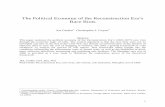 The PE of the Reconstruction Era Race Riots - V6 · PDF fileThe Political Economy of the Reconstruction Era ... Department of Economics, George Mason University, ... were Radical Republicans